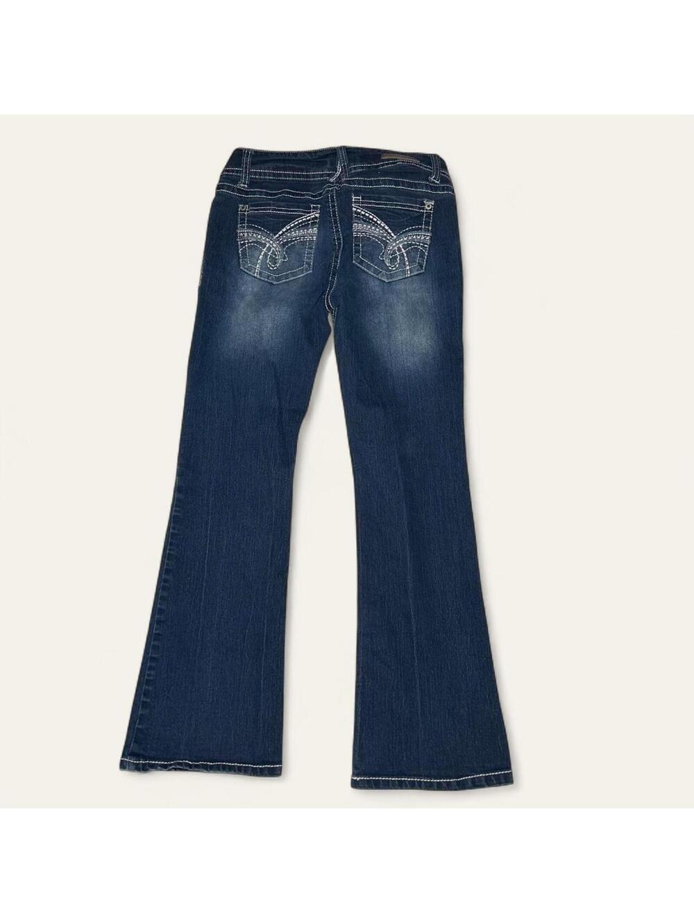 Y2K Wallflower Blue Denim Flare Jeans Vintage - Picture 4 of 4